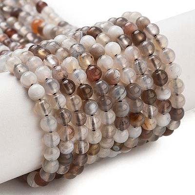 Natural Botswana Agate Beads Strands G-G143-A02-02-1