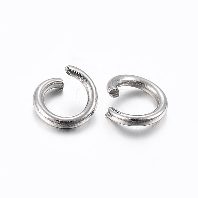 Non-Tarnish 304 Stainless Steel Open Jump Rings LS-X-STAS-H437-6x1mm-1