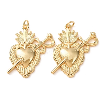 Brass Pendants KK-CBA2F11-15A-G-1