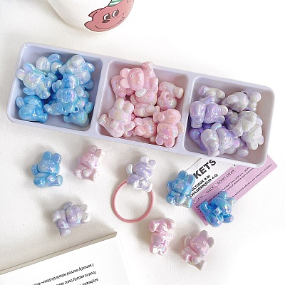 Opaque Acrylic Beads OACR-N138-03-1