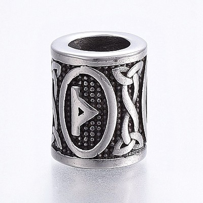 304 Stainless Steel Beads STAS-H460-01AS-1