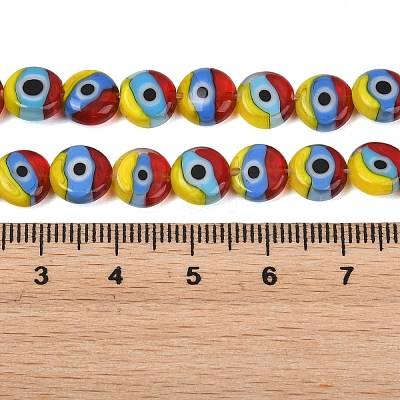 Handmade Evil Eye Lampwork Beads LAMP-C028-01-1