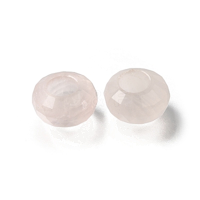 Natural Rose Quartz European Beads GG-NH0003-A16-1