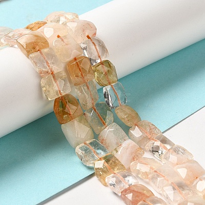 Heated Natural Citrine Beads Strands G-C109-A11-01-1