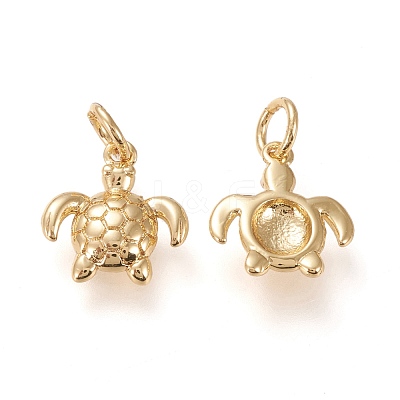 Brass Charms KK-L006-011G-1