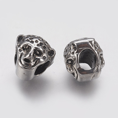 Ion Plating(IP) 304 Stainless Steel European Beads STAS-J022-022AS-1