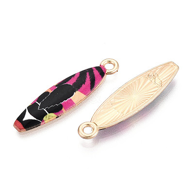 Alloy Enamel Pendants ENAM-T022-40KCG-08-1