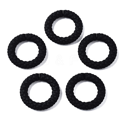 Spray Painted CCB Plastic Linking Rings CCB-Q091-010A-1