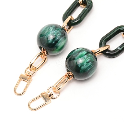 Acrylic Curb Chain Bag Strap FIND-WH0092-26-1