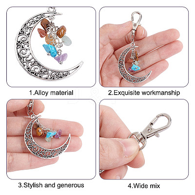 Alloy Pendant Decrations HJEW-GO00023-1