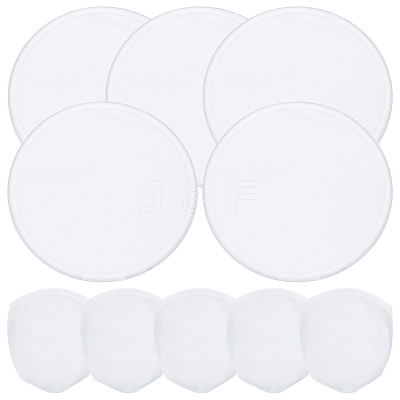 Sublimation Blank Polyester Folding Fan AJEW-WH0010-57B-1
