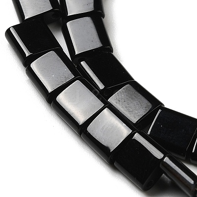 Natural Black Onyx(Dyed & Heated) Beads Strands G-F762-A16-01-1