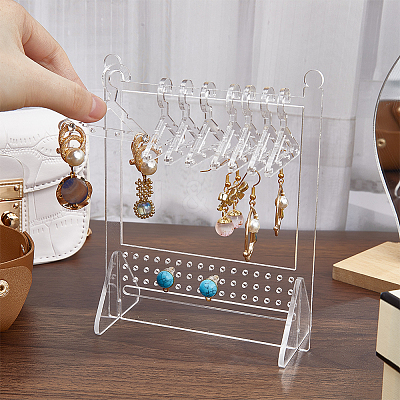 1 Set Acrylic Earring Display Stands EDIS-CP0001-14D-1