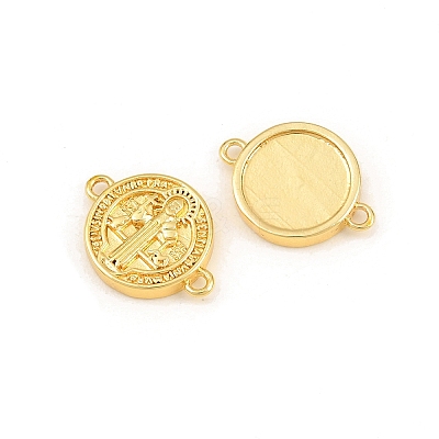 Brass Connector Charms KK-CBA5CB0-16G-1