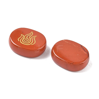 4Pcs 4 Styles Natural Red Jasper Display Decorations G-F786-02B-03-1