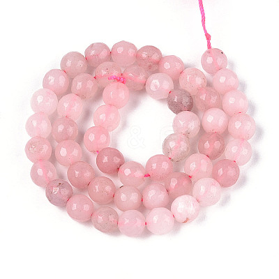 Dyed Natural White Jade Beads Strands LS-G-T139-8mm-60-12-1