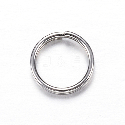 Non-Tarnish 304 Stainless Steel Split Rings X-STAS-P092-02-1