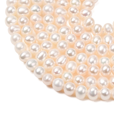 Natural Cultured Freshwater Pearl Beads Strands PA-CBABE82-05-1