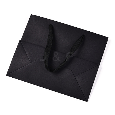 Rectangle Paper Bags with Rope Handles CARB-L011-02A-05-1