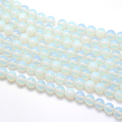 Opalite Round Beads Strands X-G-O047-08-10mm-1