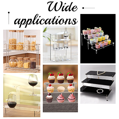 Acrylic Multi-Storey Display Rack AJEW-WH0245-74-1