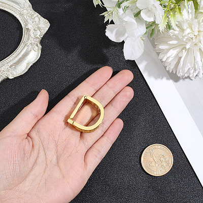 Brass Pave Clear Cubic Zirconia Tie Clips AJEW-WH20020-700G-1