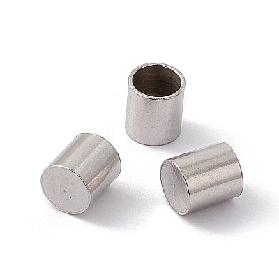 Tarnish Resistant 201 Stainless Steel Cord Ends STAS-G288-01C-P-1