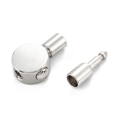 Tarnish Resistant 304 Stainless Steel Bayonet Clasps STAS-P285-03P-1