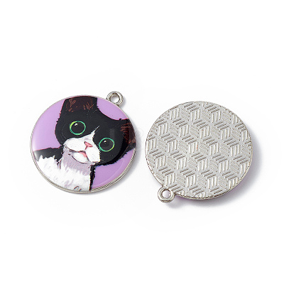Printed Alloy Pendants ENAM-P246-03P-01-1