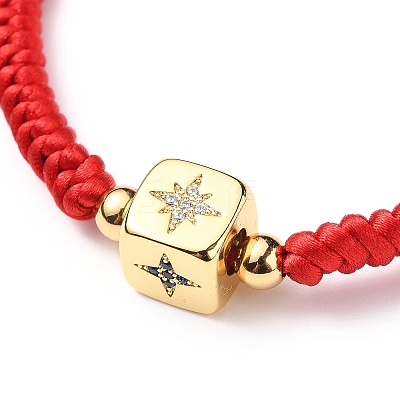 Adjustable Nylon Thread Braided Bead Bracelets Sets BJEW-JB05695-1