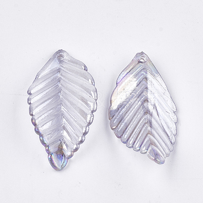 Transparent Acrylic Pendants X-TACR-T007-03-1