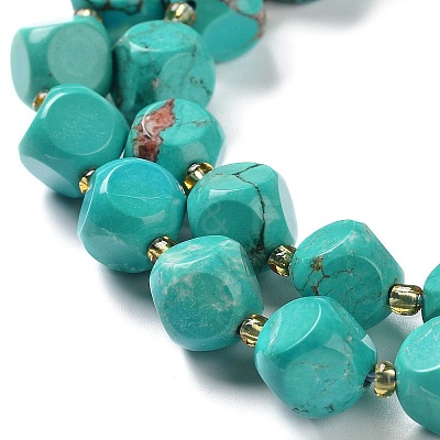 Synthetic Magnesite Bead Strands G-M367-22B-1-1