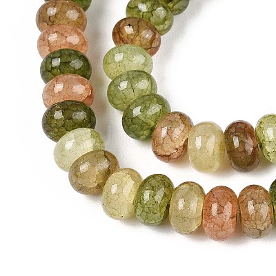Glass Beads Strands GLAA-N059-5x8mm-30-1