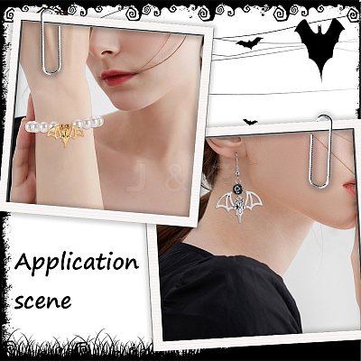 60Pcs 5 Colors Alloy Pendants FIND-SC0007-26-1
