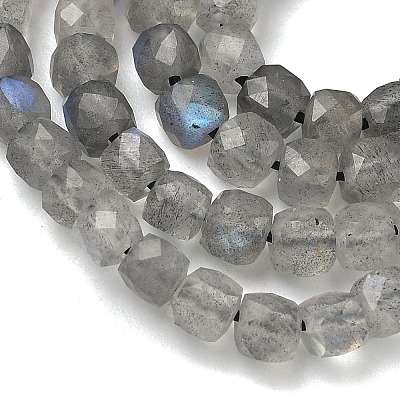 Natural Labradorite Beads Strands G-B168-B07-4x4mm-1
