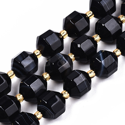 Natural Agate Beads Strands G-T131-82B-01-1