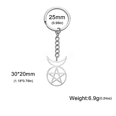 Non-Tarnish Stainless Steel Keychains PW-WG7265C-01-1