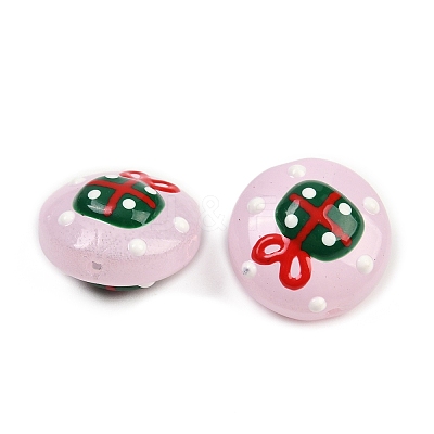 Christmas Handmade Lampwork Enamel Beads LAMP-C020-03C-1