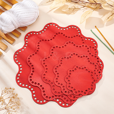 Cotton Wood Basket Bottom DIY-WH0319-35-1