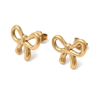 304 Stainless Steel Stud Earrings STAS-B126-13G-1