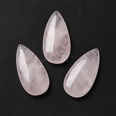Natural Rose Quartz Pendants G-F731-04H-1