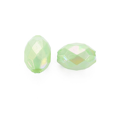 Opaque Acrylic Beads TACR-S153-32I-01-1