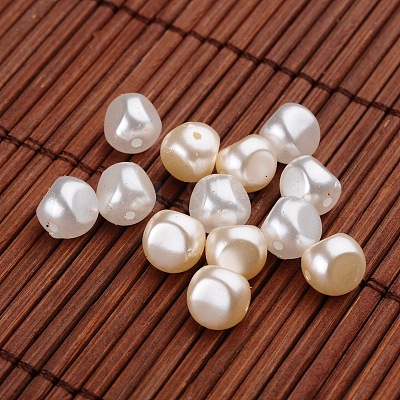 Nuggets Imitation Pearl Acrylic Beads  OACR-L004-3387-1