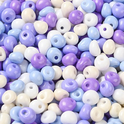 6/0 Opaque Baking Paint Glass Seed Beads SEED-M012-02A-29-1