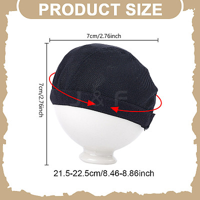 PP Mesh Net Wig Caps for Women DIY-WH0683-07A-1