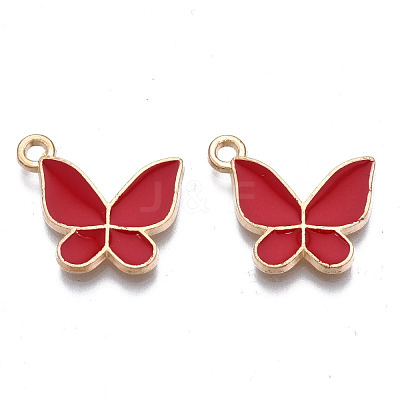 Alloy Enamel Pendants ENAM-T016-23-RS-1