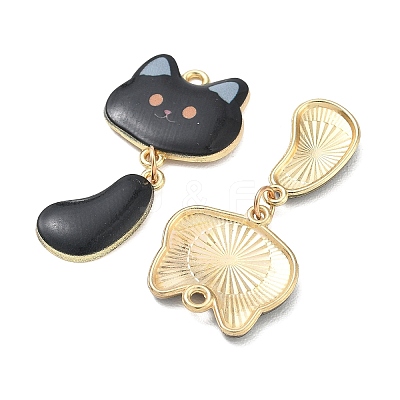 Printed Alloy Pendants ENAM-K076-45G-06-1