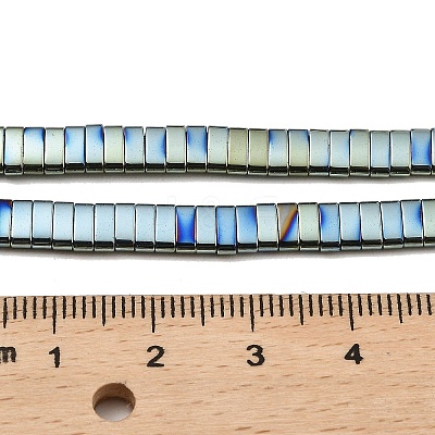 Electroplated Non-magnetic Synthetic Hematite Beads Strands G-G089-A02-12-1