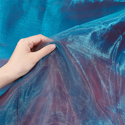 Polyester Organza Fabric DIY-WH0021-45C-1