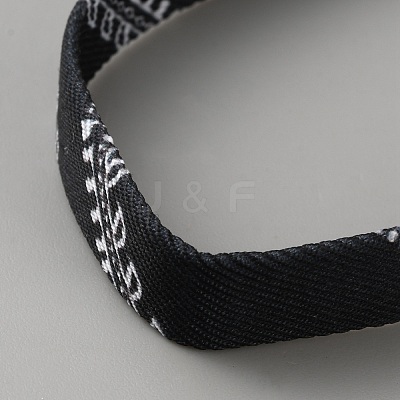 Ethnic Style Polyester Cord Braided Bracelets for Men Women BJEW-WH0022-66C-1